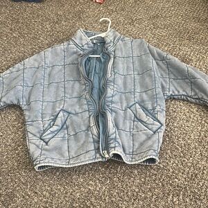 Free people Denim Quilted jacket
